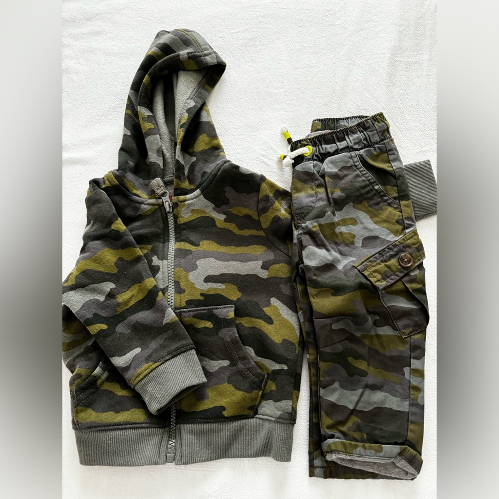 Cat & Jack matching camo set